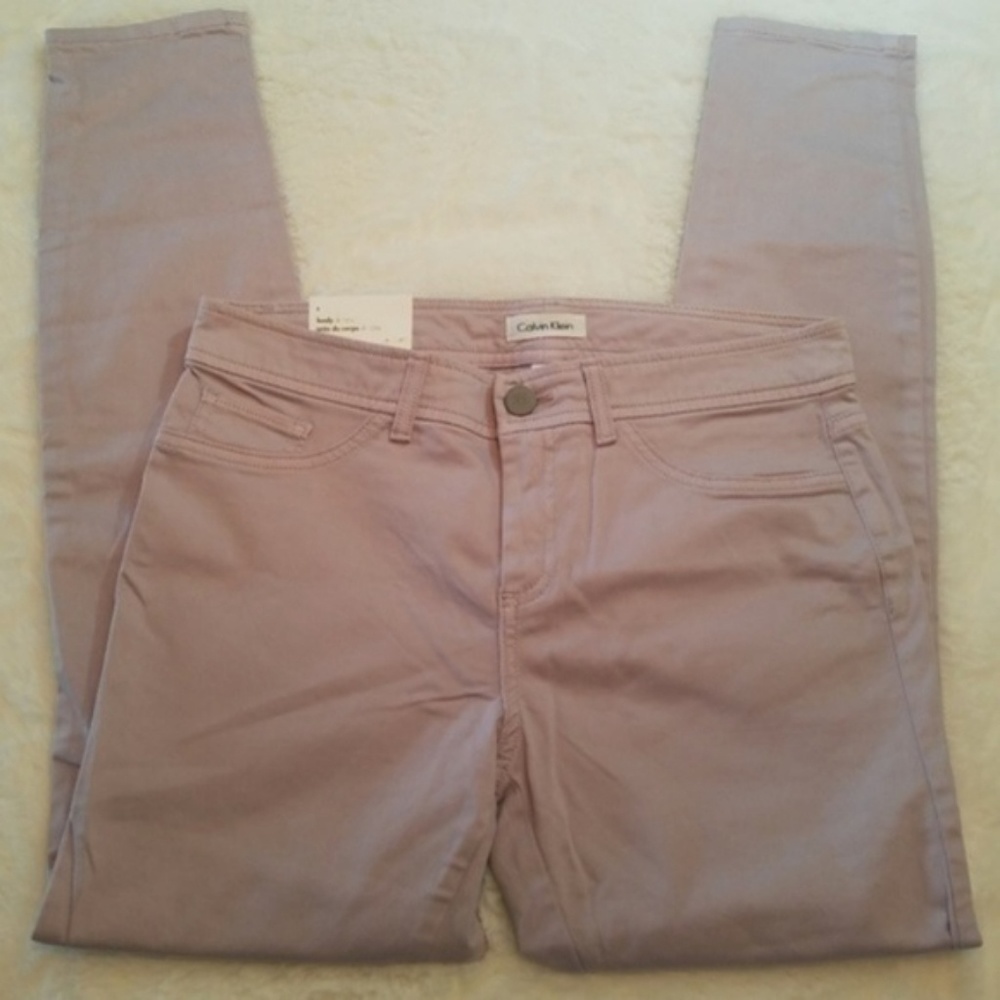 Calvin Klein Body Skinny Pants, Purple, NWT